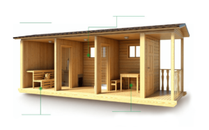 Готовая баня Стандарт 7М